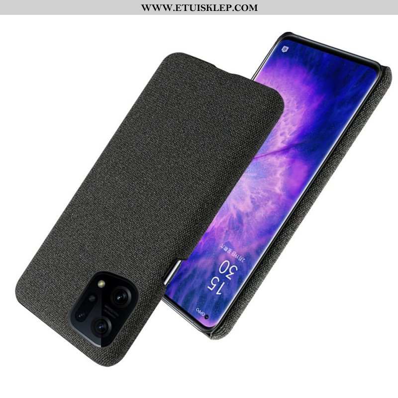 Etui do Oppo Find X5 Tkanina Z Klasą